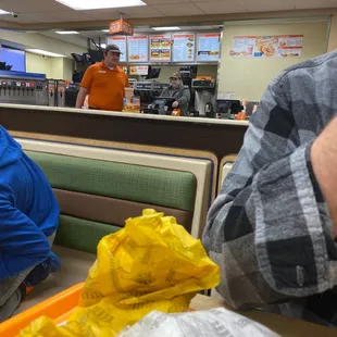 The woman in the grey jacket was the nicest lady!