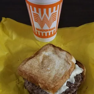 Patty Melt &amp; Chocolate Malt Shake