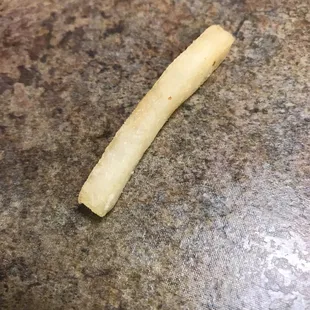 My extra crispy fries...