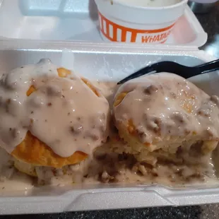 Biscuits and gravy