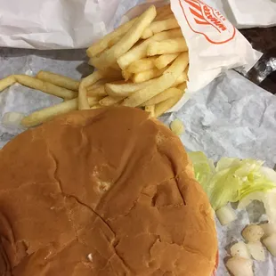 Huge Texas Whataburger