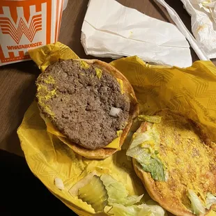 a number #1 Whataburger Whatameal