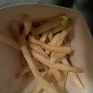 a box of french fries