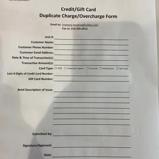 In order to obtain a refund you have to fill out paperwork. No joke.