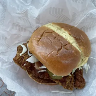 Southern Bacon Spicy Chicken sandwich