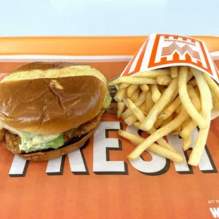 Whatachick'n with Medium Fries