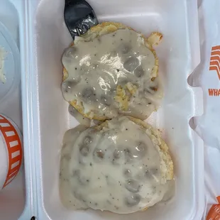 Biscuits with gravy!