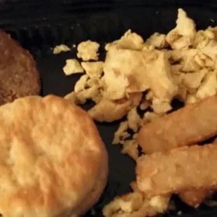 This was my breakfast . Not happy at all