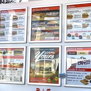 Drive-thru menu as of Jan 2023