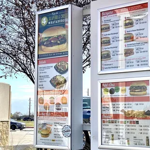 Drive-thru menu as of Jan 2023