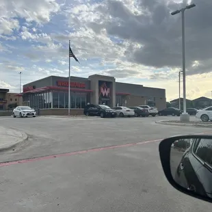 outside
