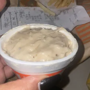 "Suppose to be gravy"