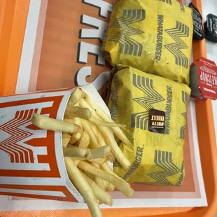 Whataburger Patty Melt and #1 Whataburger