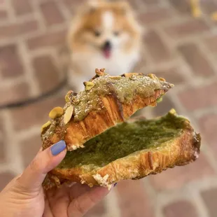 Pistachio Cream Croissant | $5.99