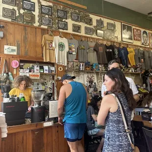 Little coffee stand located in front of Stein's Deli