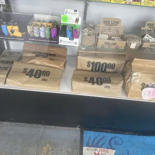 Mystery grab bags.  Just not into gambling.