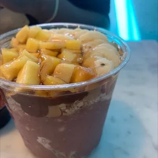 Almond cacao bowl