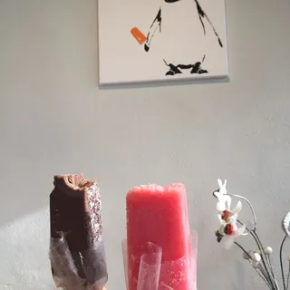 Salty Chocolate Elvis Ice Pop