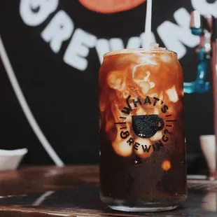 Mach 5 cold brew w/ oat milk