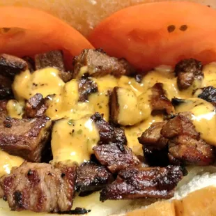 My favorite is the Churrasco Beef Sandwich