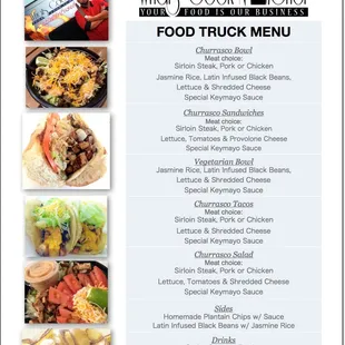 Food Truck Menu
