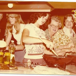 I have had a passion for cooking and entertaining for over 30 years. This is me and my family in the "70's".