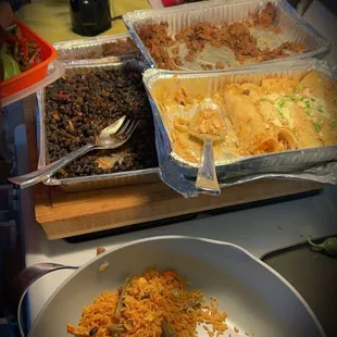 My family really enjoyed the taco bar and the delicious enchiladas!!