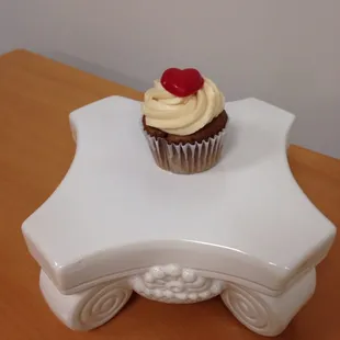 Cupcake for Valentine's Day.