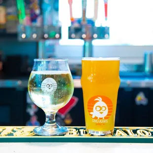 Enjoy a cold drink from our full bar