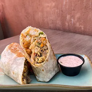 Crackin Brunch Burrito