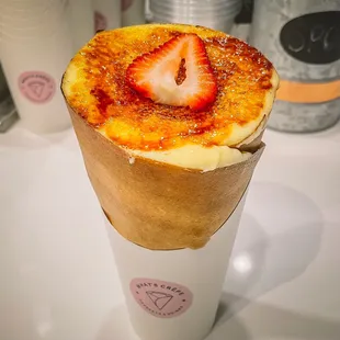 Creme Brulee Crepe