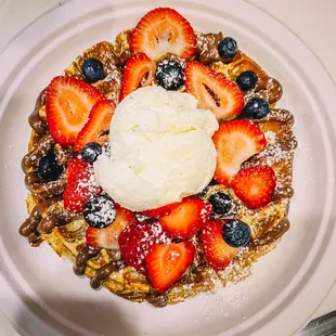 Creamberry Belgian Waffle