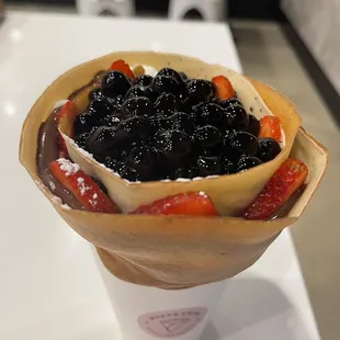 Strawnana Crepe