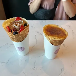 Tiramisu Strawberry Crepe