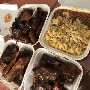 ribs, food, bbq ribs