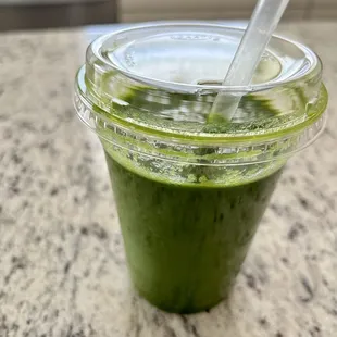 a green smoothie