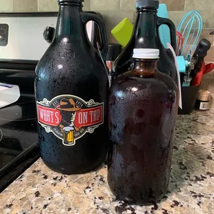 64oz &amp; 32oz growlers