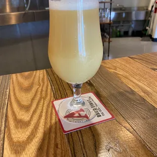 Beer at a bar, finally!