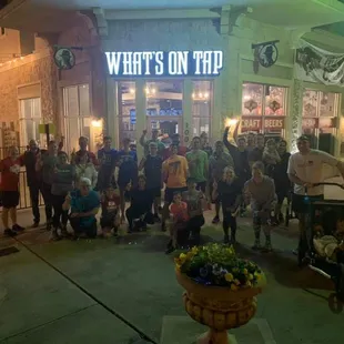 Pretty good turnout for the inaugural WoT (free) run club, Tuesdays at 6PM.