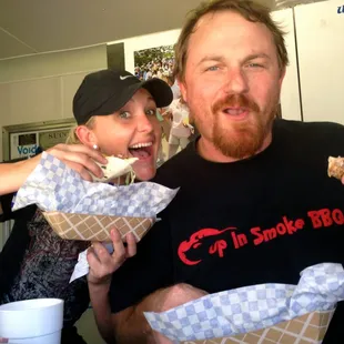 Up In Smoke owners having a little Catch...