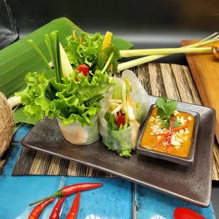 Fresh Spring Rolls with Shrimps