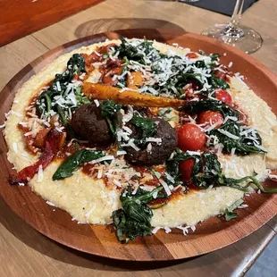 The vegetarian polenta plate for restaurant week was amazing