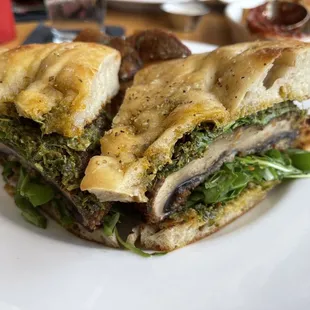 Mushroom Milanese Sandwich