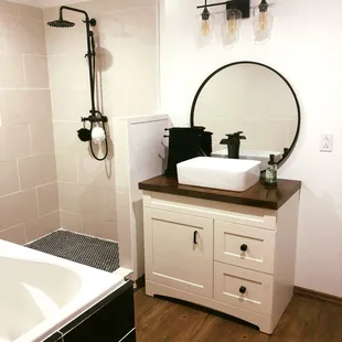 New bathroom in home addition!