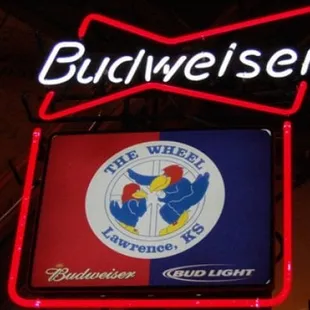 a neon sign for a restaurant