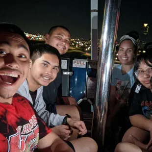 Riding the ferris wheel