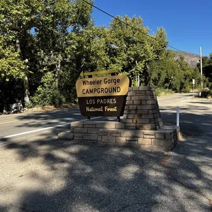 Campground entrance
