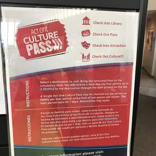 Free arts! Wow culture passes
