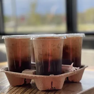 Cold brew coffee...Wheeler's signature Maple Lapel.