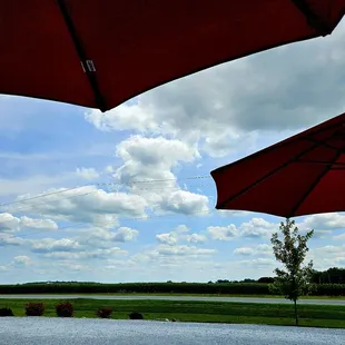 Some of the view at outside seating area